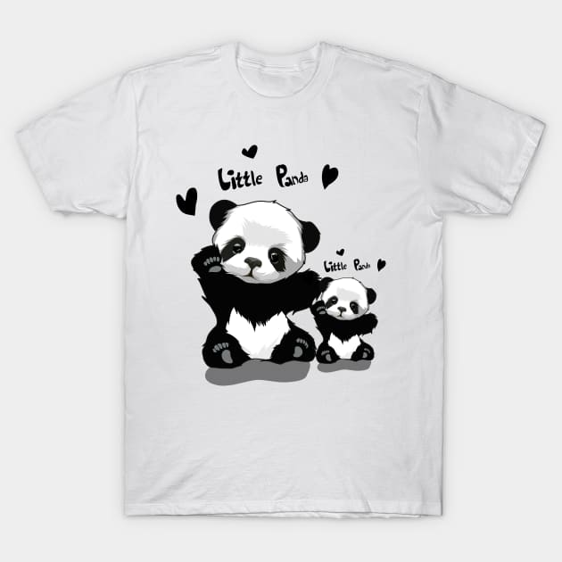 Little panda T-Shirt by Fadmel